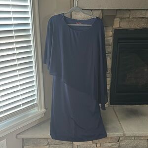 Navy blue dress size 18W worn once like new